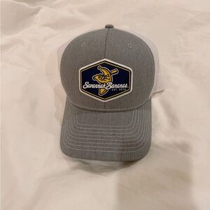 Savannah Bananas Gray and White Cap